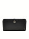 Large Leather Women's Wallet Classic Black