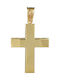 Herren Gold Kreuz 14K