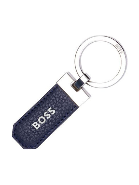 Boss Μπρελόκ Δερμάτινο Μπλε