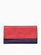 Leather Women's Wallet Classic Red