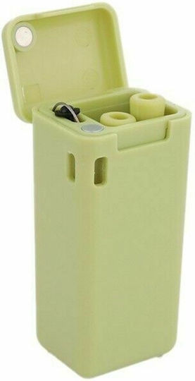 Paie Metalic Verde cu Periuță 1buc