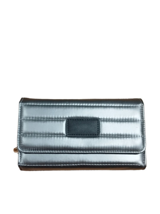 Large Women's Wallet Classic Silver