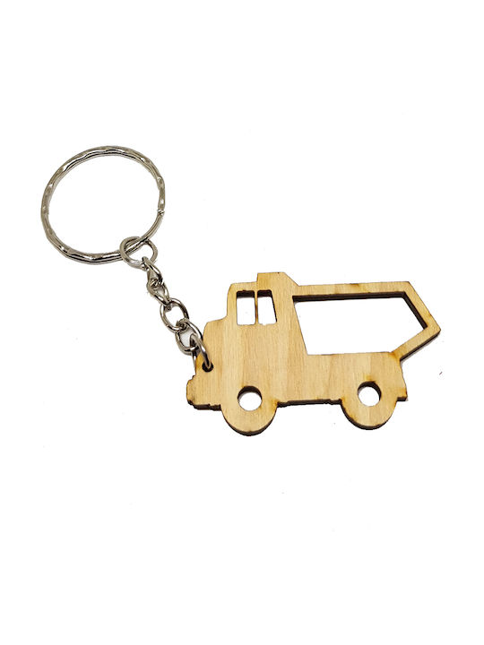 Woodseason Keychain Lemn