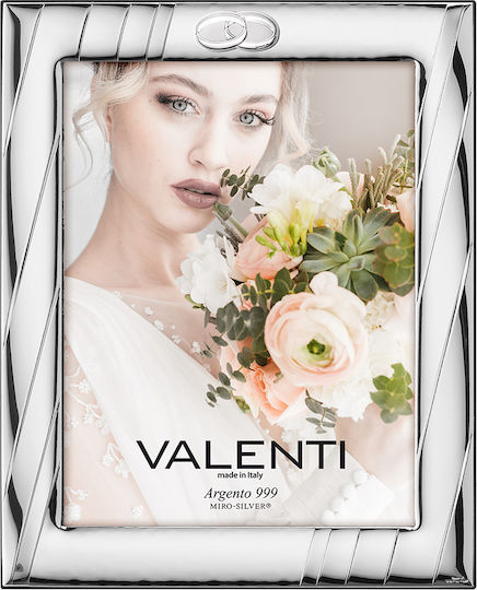 Valenti Silver Photo Frame with Silver Frame