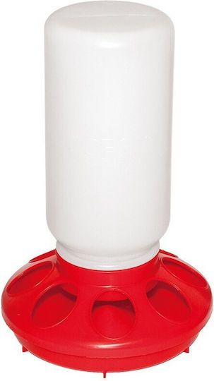 Copele Alimentator Din Plastic Pentru Găini Și Păsări Cu Capacitate 1kg 15x24cm