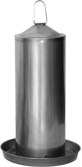 Copele Stainless Steel Watering Can for Chickens and Poultry with Capacity 5lt 24x38cm.