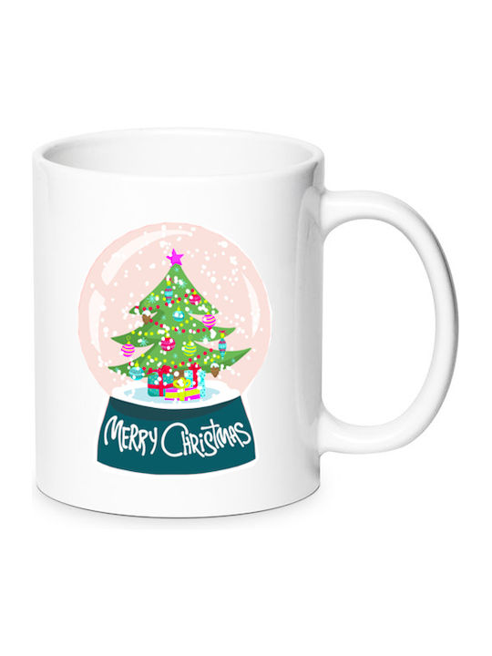 Christmas Mug Ceramic White 1pcs