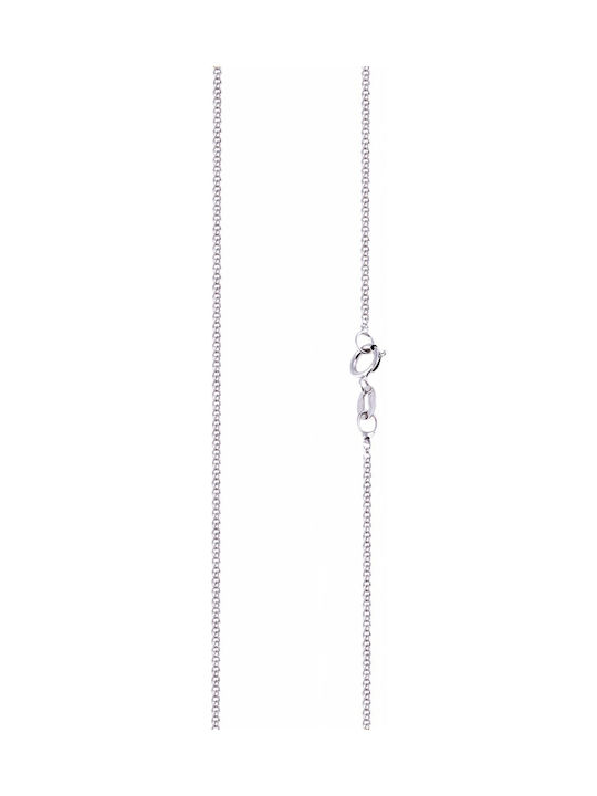 Kritsimis White Gold Chain Neck 14K Length 50cm