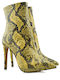 Stiefeletten Damen Gelb