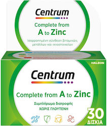 Centrum A To Zinc Multivitamine 30 Comprimate