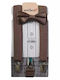 Brownser Kids' Set Bow Tie with Suspenders Brown