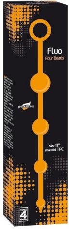Fluo Four Beads Anal Perlen Orange