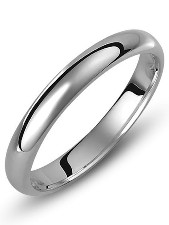 Valauro Wedding Ring Made of 14K White Gold