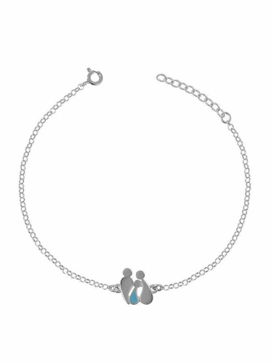 Amor Amor Bracelet with design Mum made of Silver