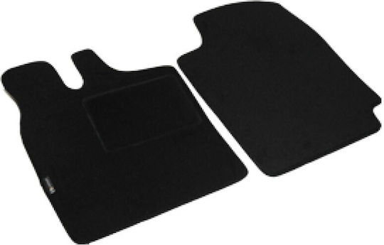 Carpower Vordere Matten 2Stück aus Teppichboden 2006 Schwarz