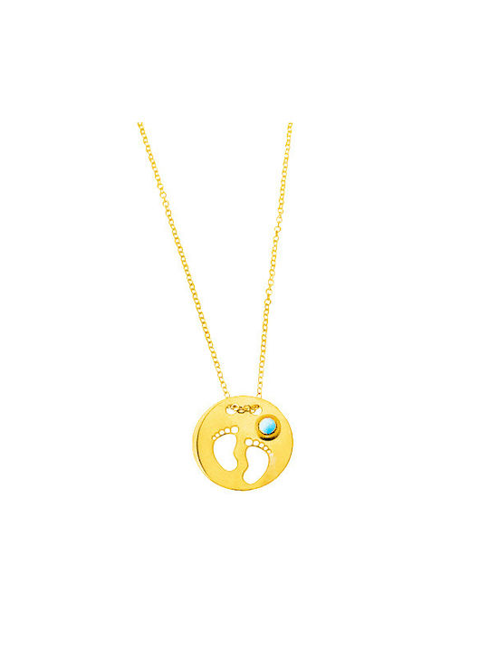 Necklace from Gold 9 K