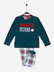 Admas Kids' Pajamas Winter Petrol.