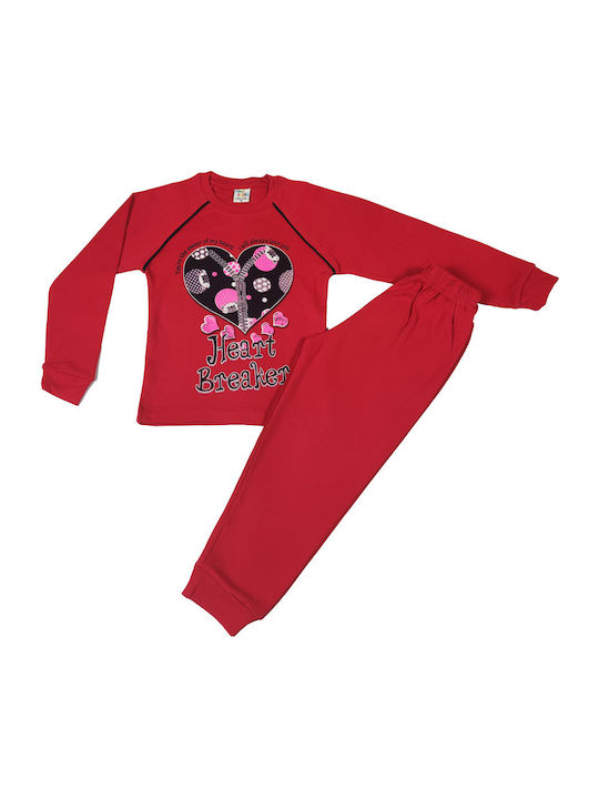 Bonito Pijama pentru copii De iarnă red Heart B...