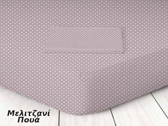 Bettlaken King Size mit Gummiband 180x200+25cm. Eggplant