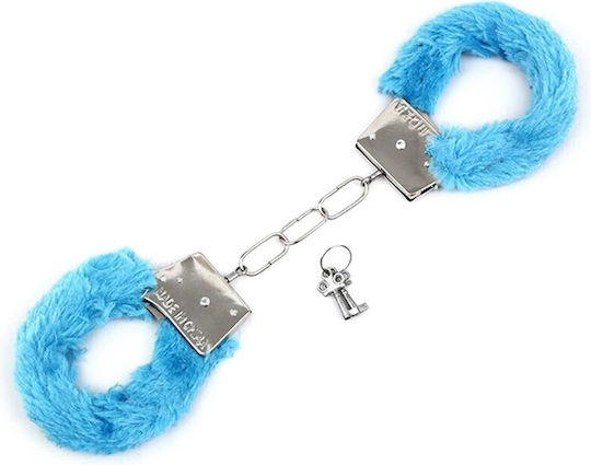 Handschellen in Blau Farbe