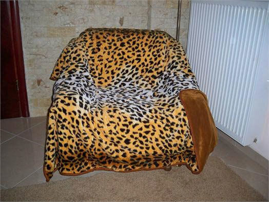 VS Home Armchair Throw Two Sides 150x180cm Yellow