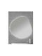 Savvopoulos Badezimmerspiegel LED 80x79.6cm Gray