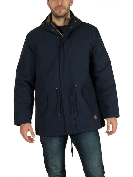 Tokyo Laundry Men's Winter Parka Jacket navy