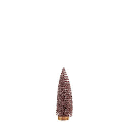 Arbore Decorativ De Crăciun 25cm Roz