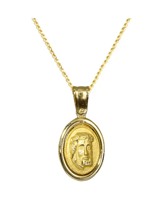 Halskette Amulett aus Gold 14K