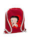 Koupakoupa Betty Boop Gym Backpack Red