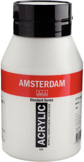 Royal Talens Ακρυλικό Χρώμα Ζωγραφικής Zinc White 104 1000ml