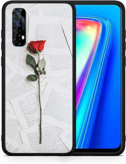 Smartfits Red Rose Back Cover Κόκκινο (Realme 7)