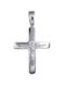 White Gold Cross 14K