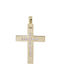 Damen Gold Kreuz 14K