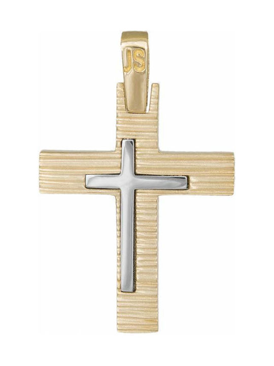 Herren Gold Kreuz 14K Αντρικός