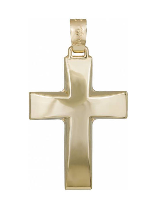 Herren Gold Kreuz 14K