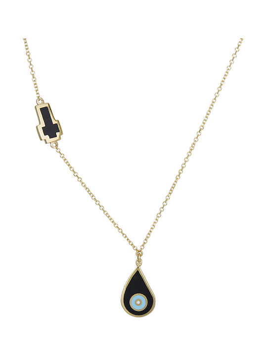 Necklace Eye from Gold 14K