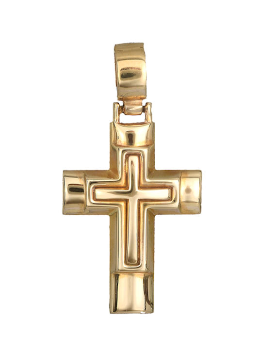 Herren Gold Kreuz 9K