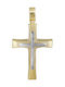 Herren Gold Kreuz 14K Αντρικός