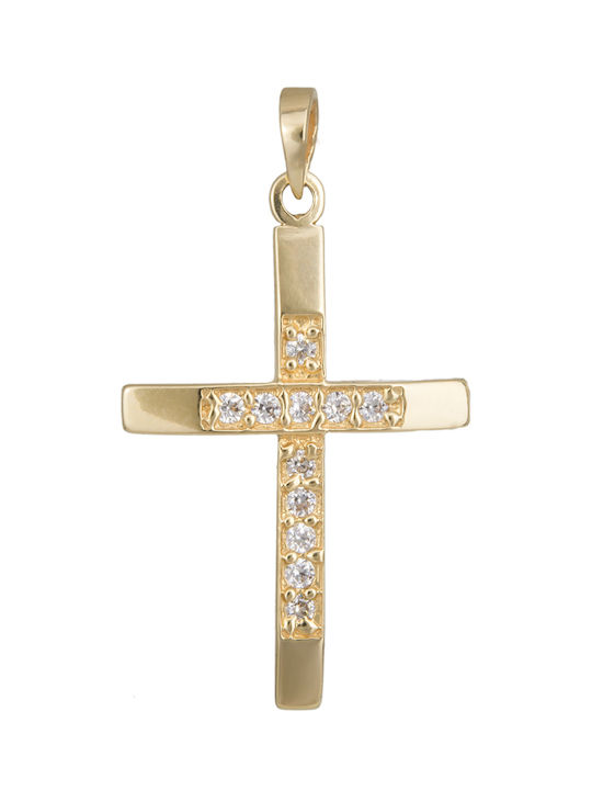 Femeiesc Aur Cruce 14K