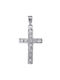 White Gold Cross 14K