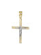 Men's Gold Cross 14K with the Crucified Αντρικός