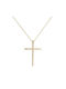 Women's Gold Cross 18K with Chain