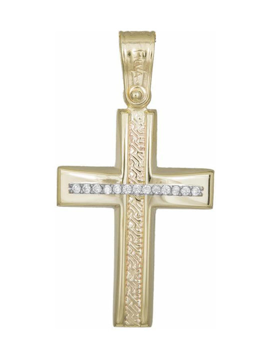 Damen Gold Kreuz 9K