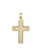 Herren Gold Kreuz 14K