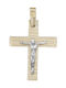 Men's Gold Cross 14K with the Crucified