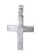 Women's White Gold Cross 14K