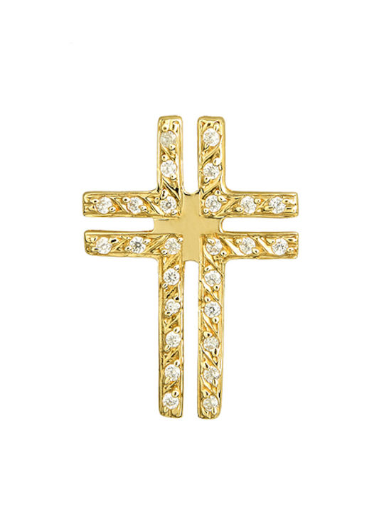 Femeiesc Aur Cruce 14K