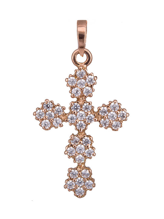 Damen Gold Kreuz 14K