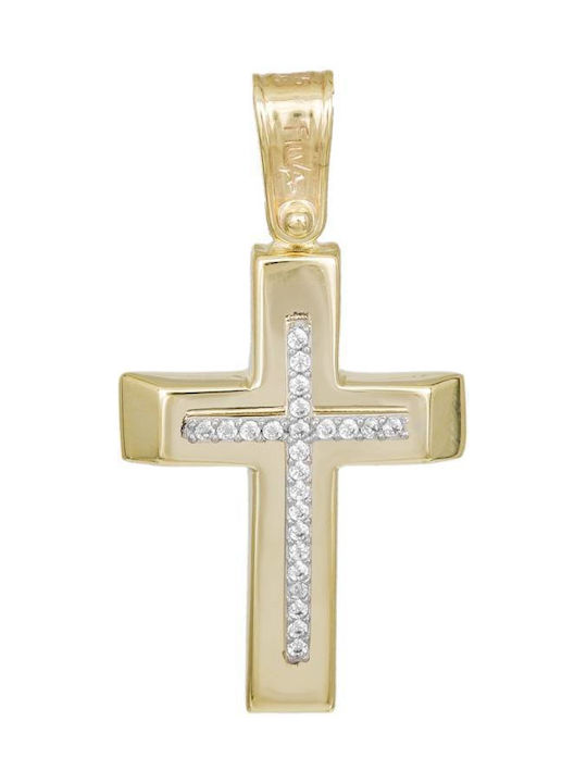 Damen Gold Kreuz 9K